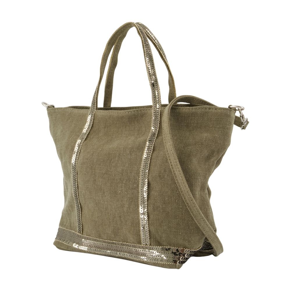 Vanessa Bruno S Shopper Bag - Linen - Khaki In Brown