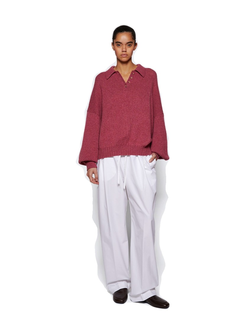 Khaite Rene Cashmere Sweater In Pink