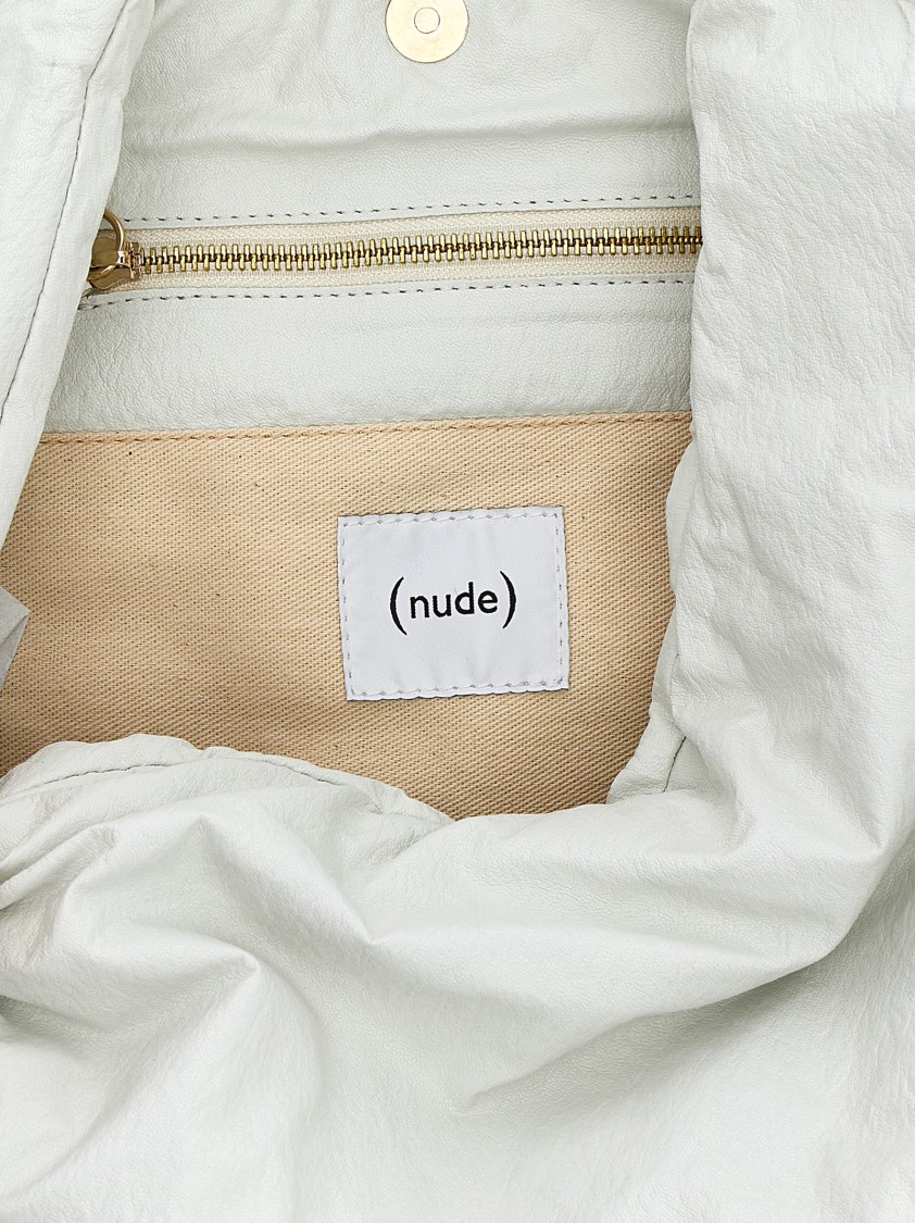 Nude 'knit Hobo' Shoulder Bag