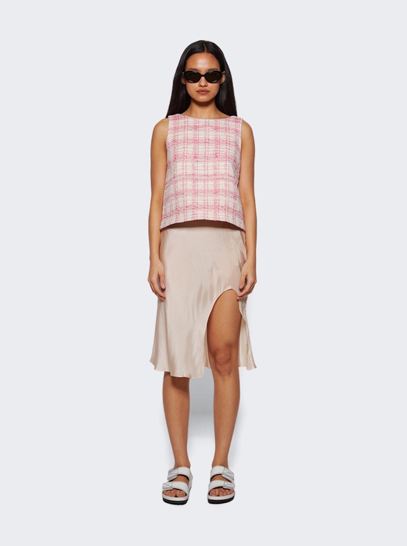Shop Lisa Marie Fernandez Sleeveless Jacquard Top