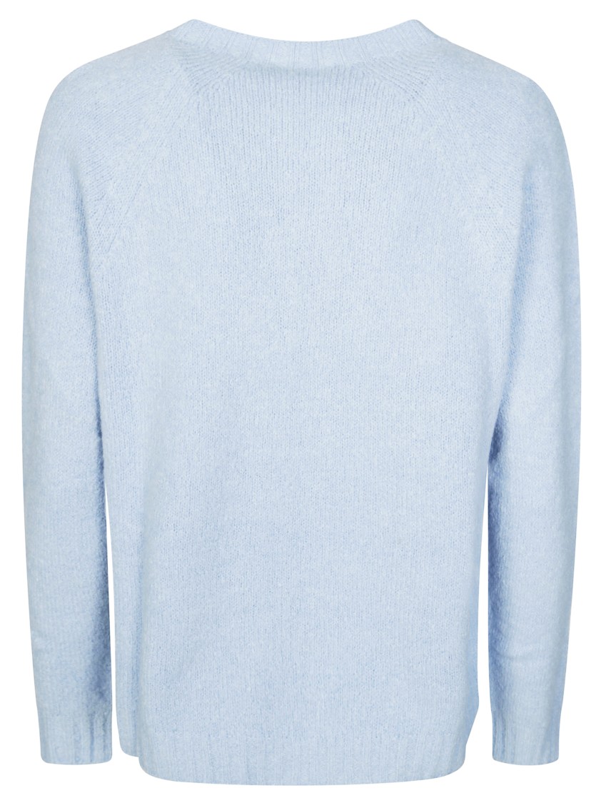 Max Mara Ghiacci Gc Boucle Sweater In Blue