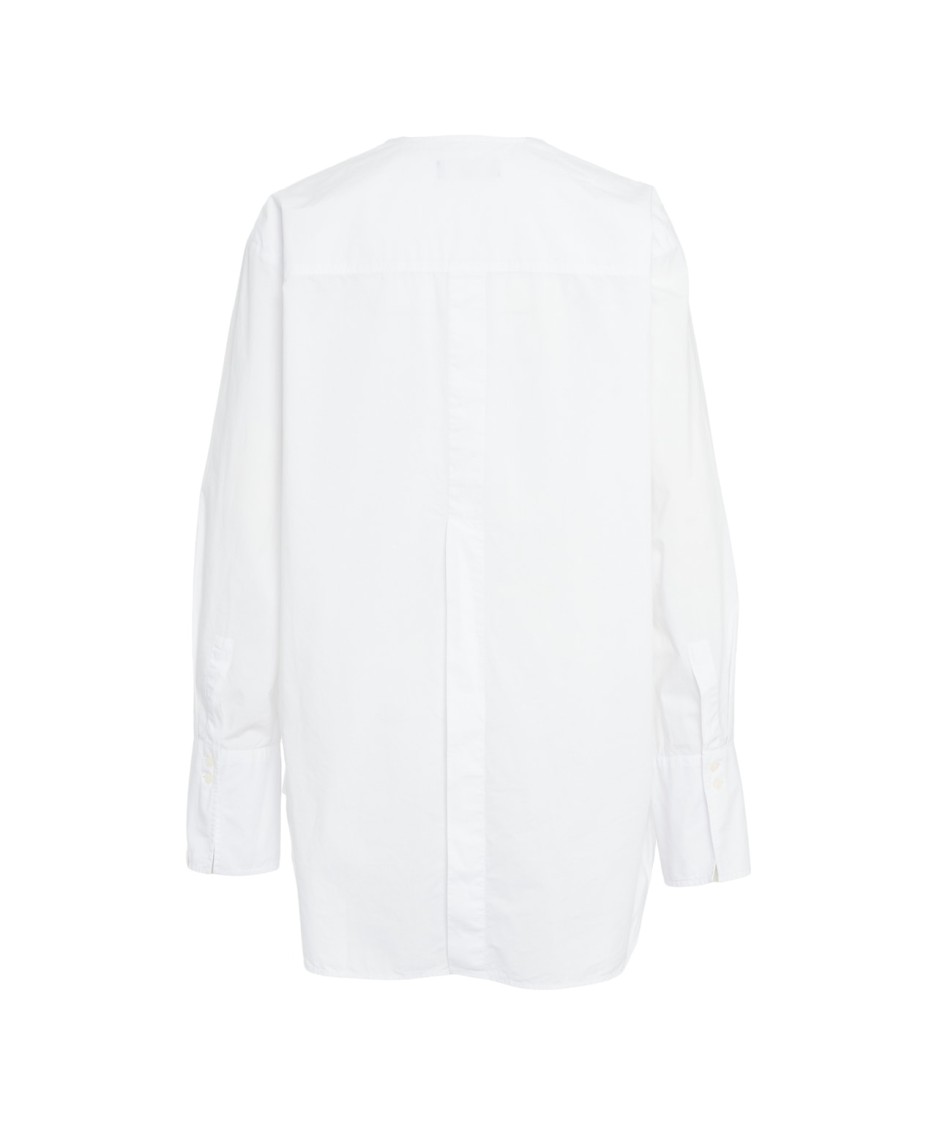 Peuterey Tjorn White Shirt With Rounded Hem In White