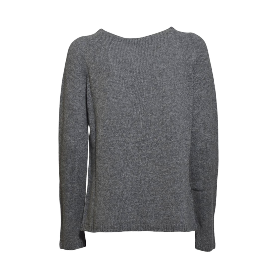 Max Mara Georg Sweater In Dark Gray Wool In Gray