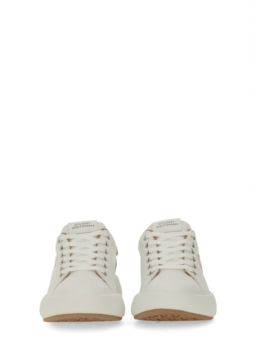Stuart Weitzman Sw Pro Sneaker In White