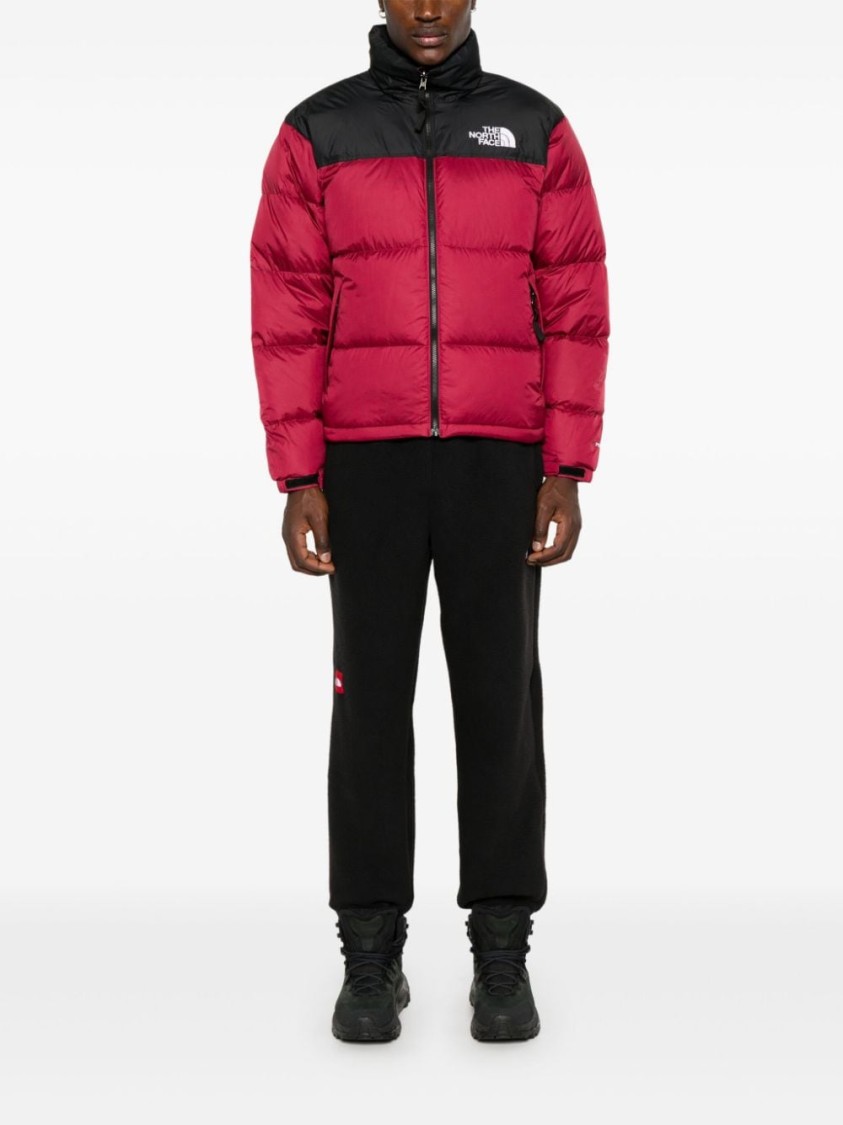 Shop The North Face Down Jacket With Logo In Red