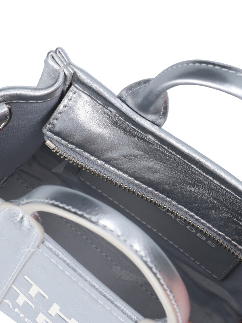 Marc Jacobs Mini Tote Bag The Metallic Leather