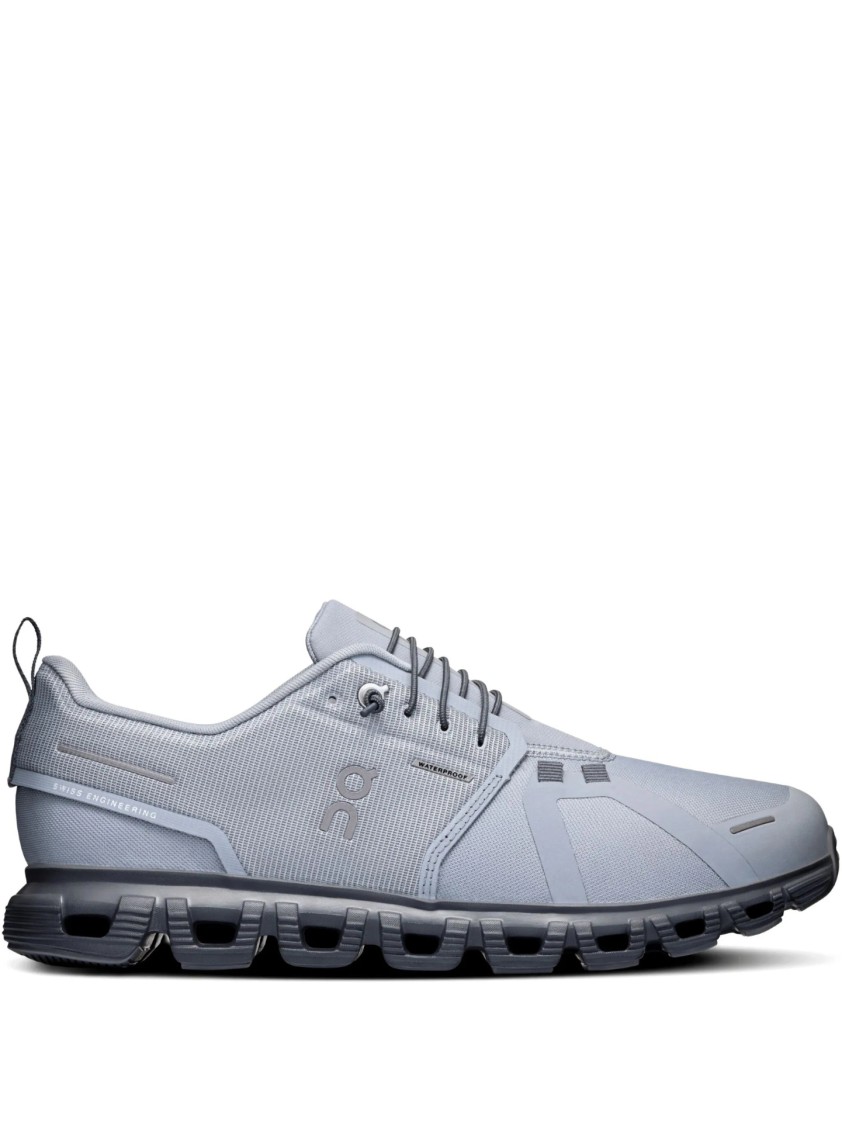 On Textured Grey Sneakers With Streamlined Silhouette In Gray