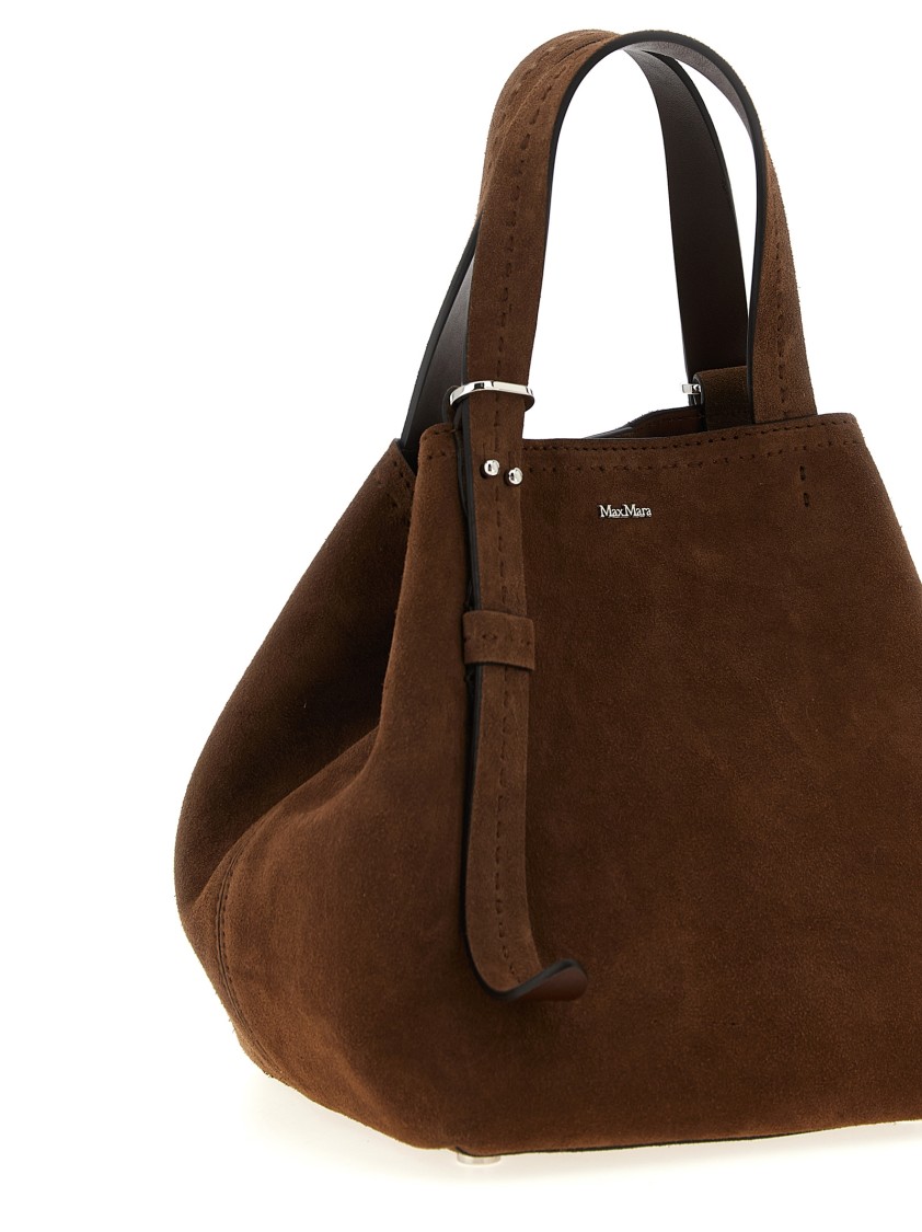 Max Mara Small 'archetipo' Handbag With Adjustable Strap In Black