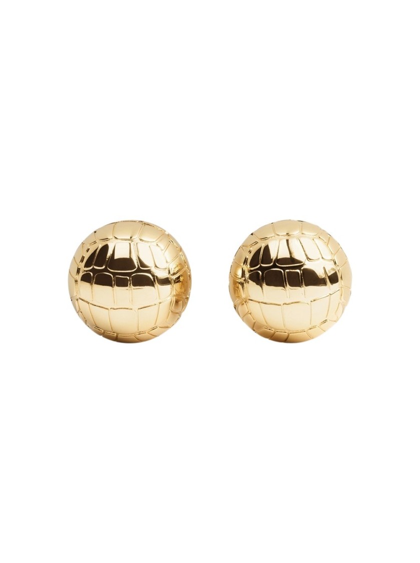 Shop Jacquemus The Salon Earrings Gold