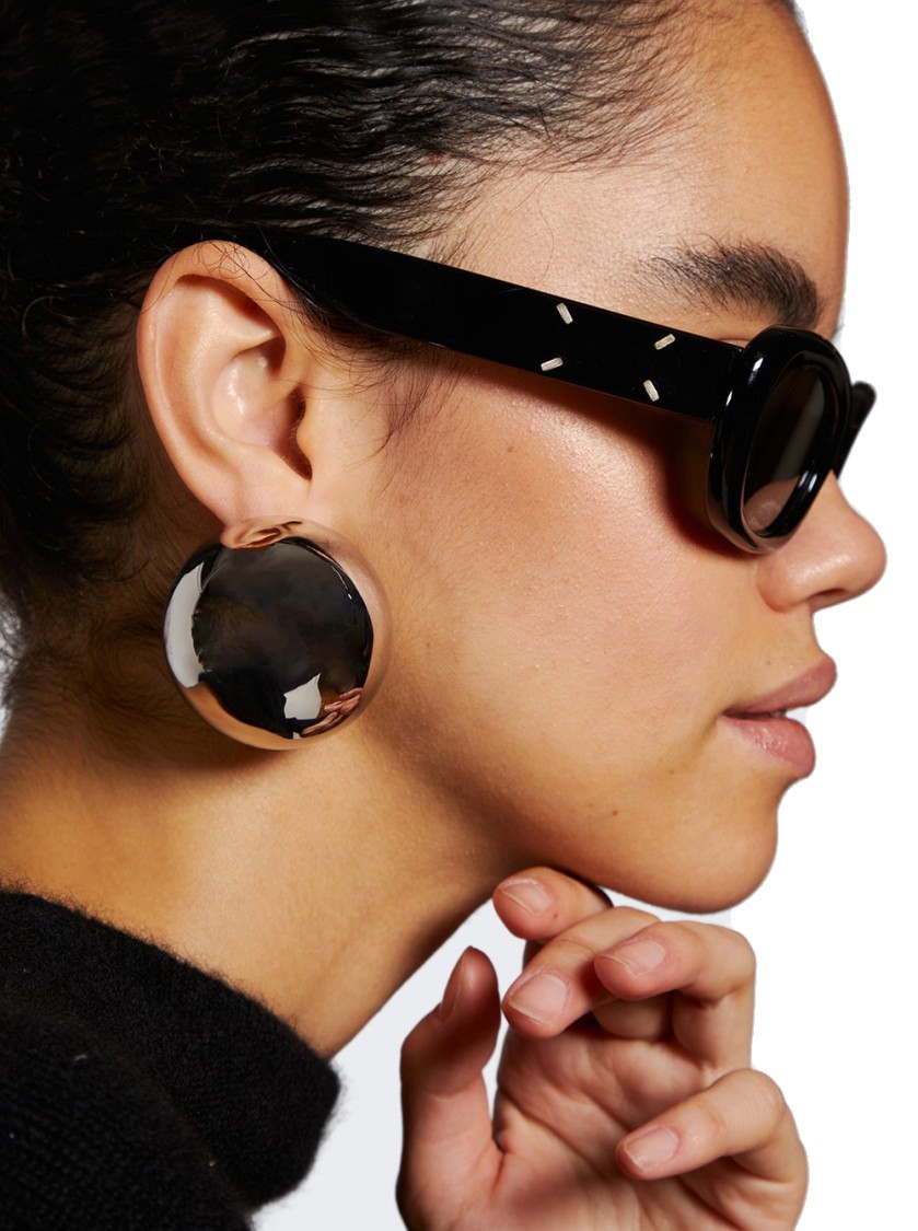 Shop Jacquemus The Salon Earrings Silver