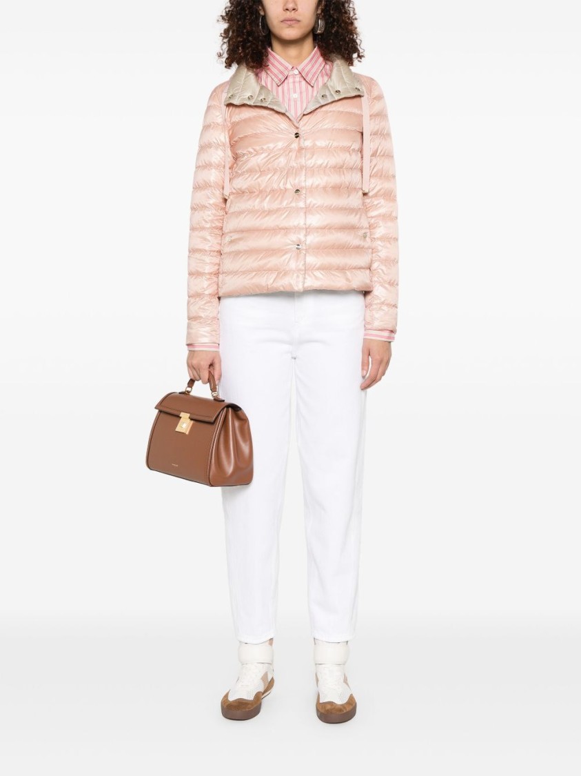 Herno Quilted Lightweight Polyamide Jacket With Contrasting