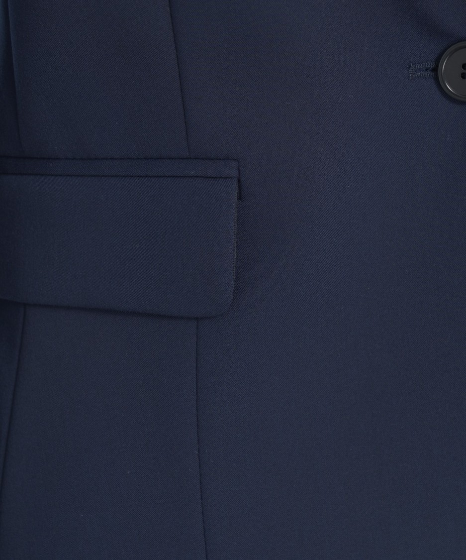 LIU •JO LIU JO TAILORED FITTED BLAZER WITH NOTCHED LAPELS