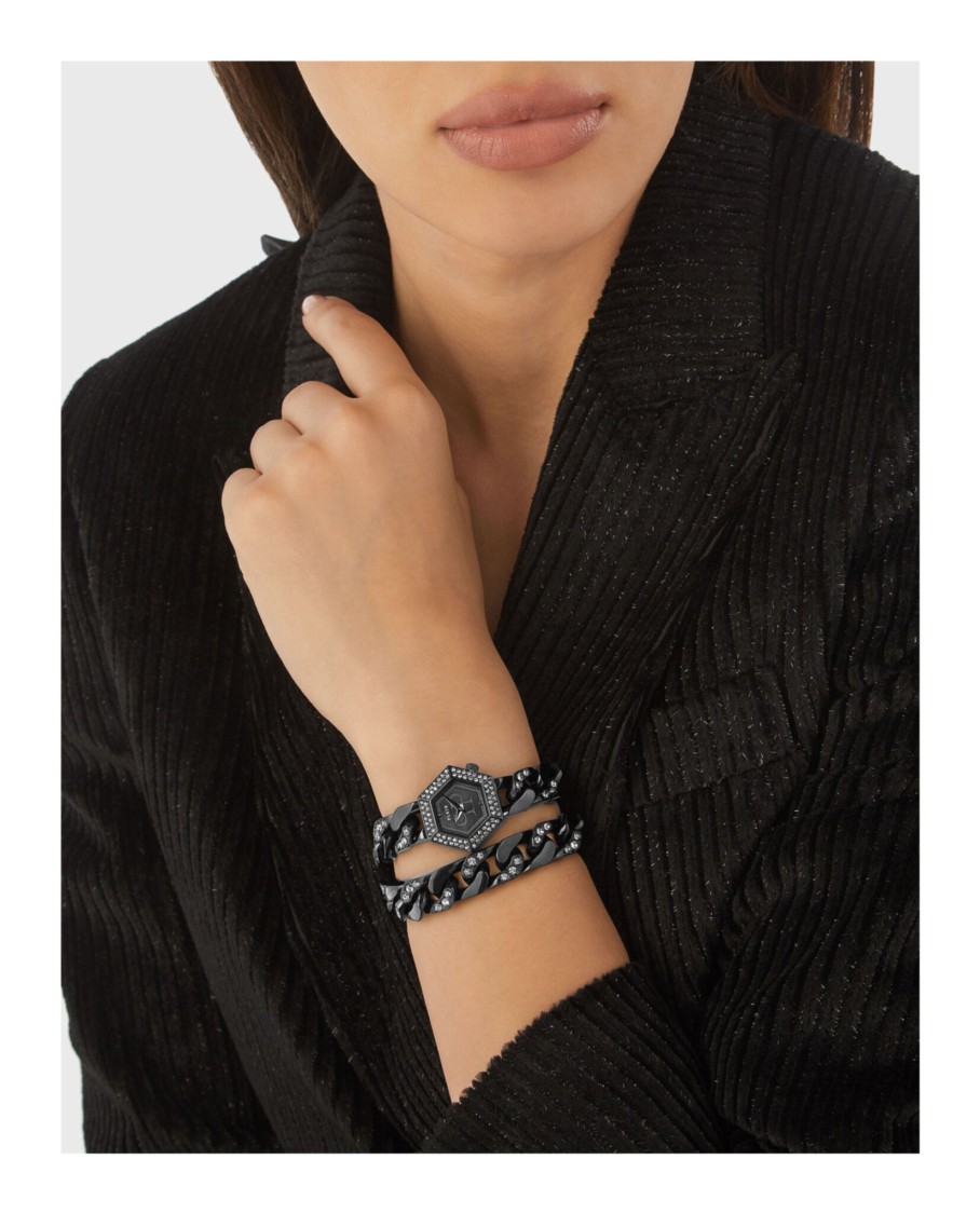Philipp Plein The Hexagon Groumette Crystal Watch