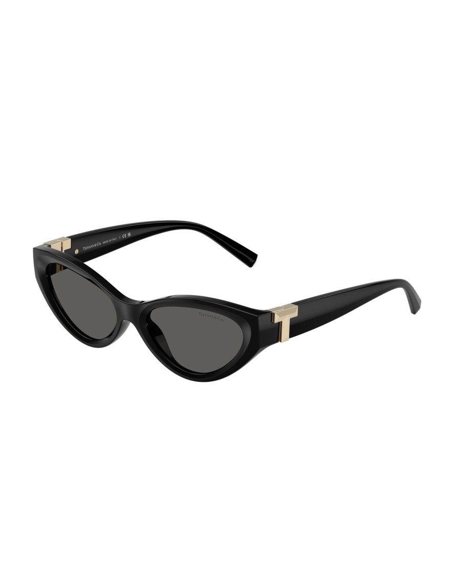 Tiffany & Co . Cat-eye Sunglasses With Black Frame In Black