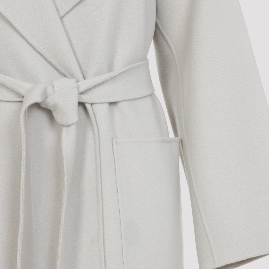 Max Mara Doris Long Coat In White