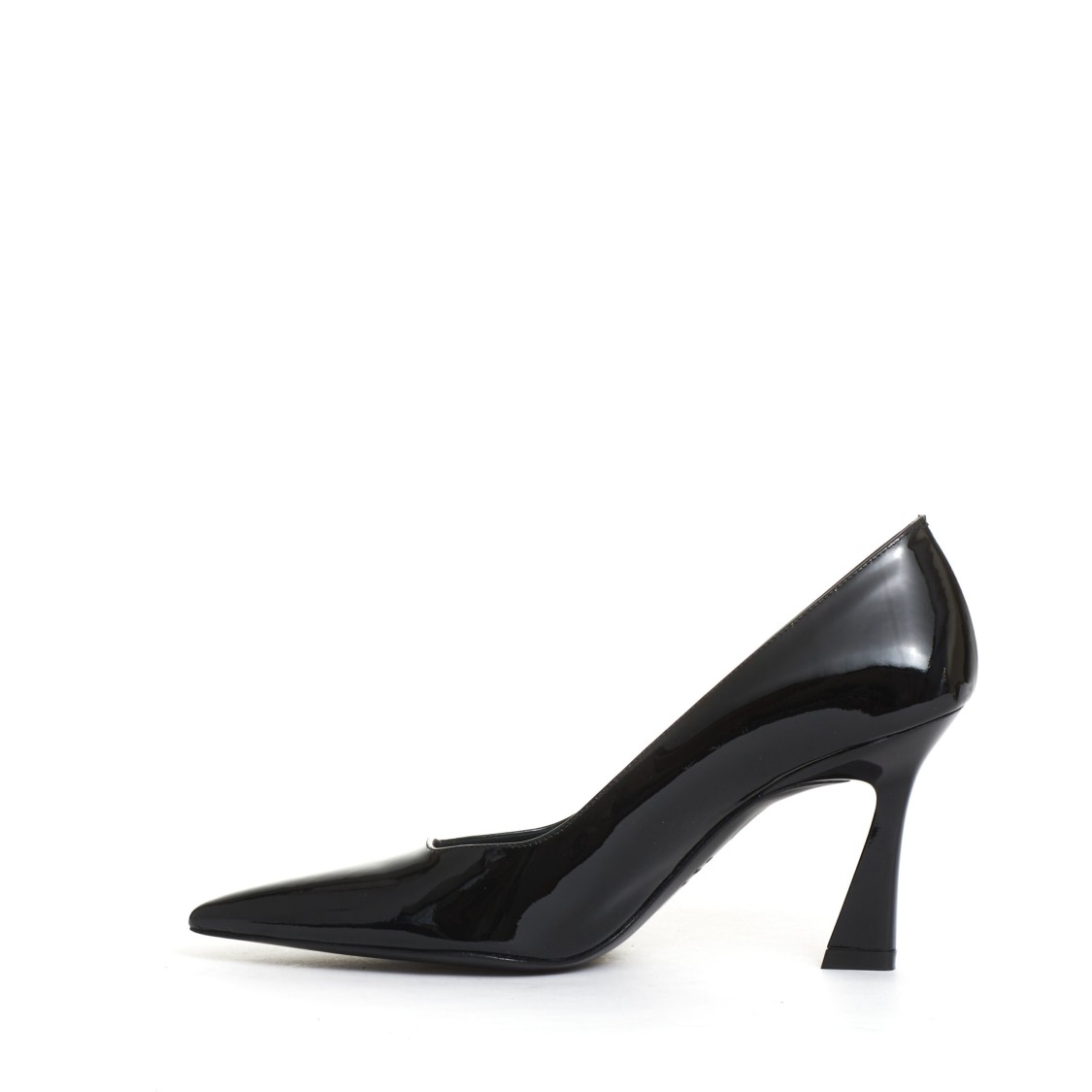 Stuart Weitzman 85mm Patent-finish Pumps In White