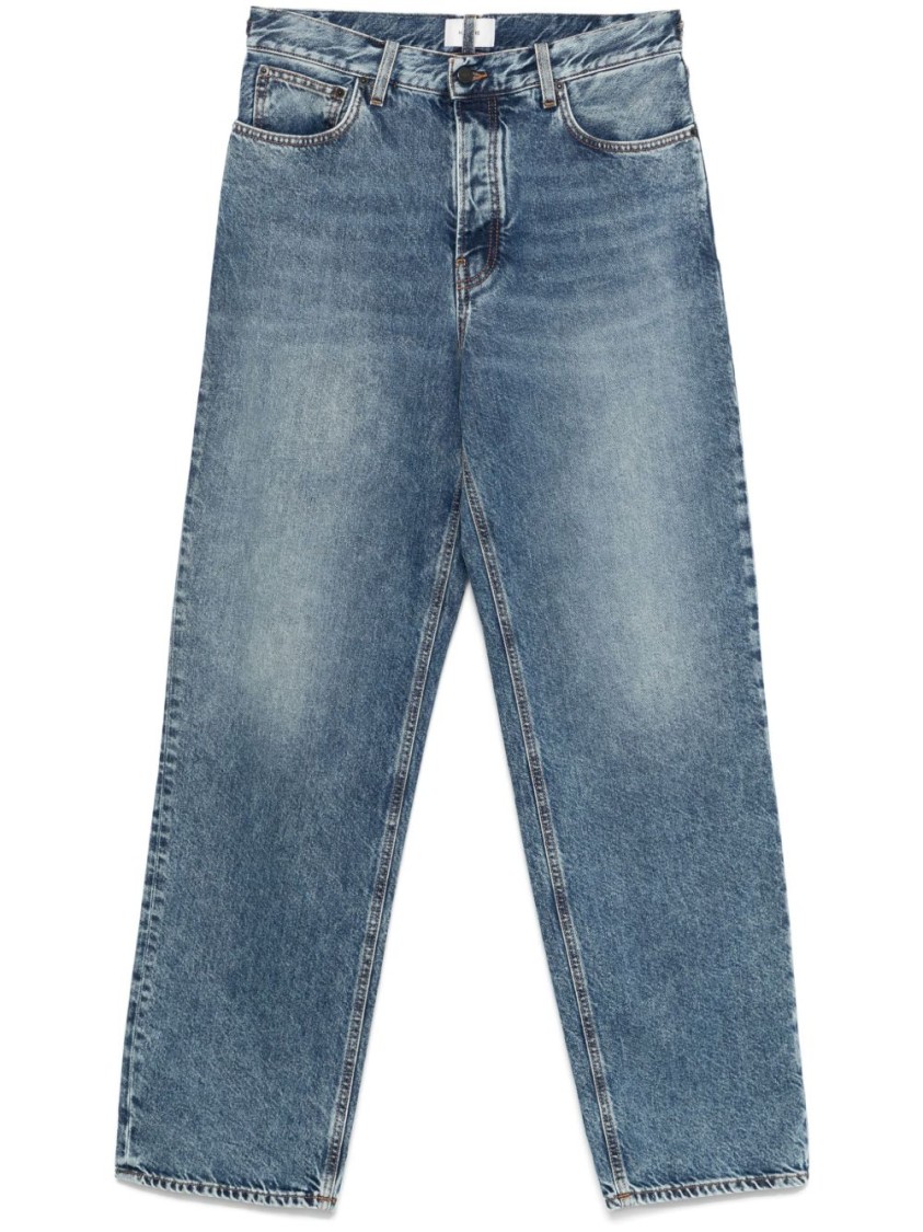 Haikure Logan Jeans With Adjustable Side Straps In Blue