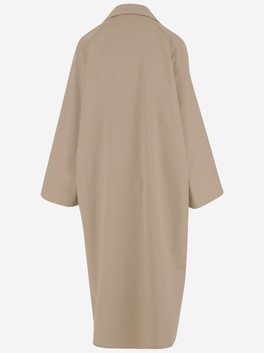 By Malene Birger Campaign Trench Coat In Stretch Cotton In Brown
