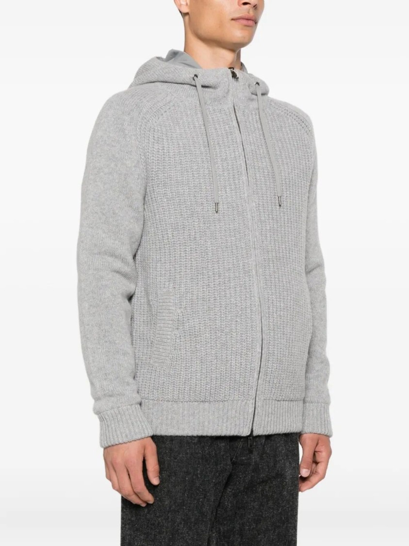 Herno `resort` Bomber Jacket In Gray