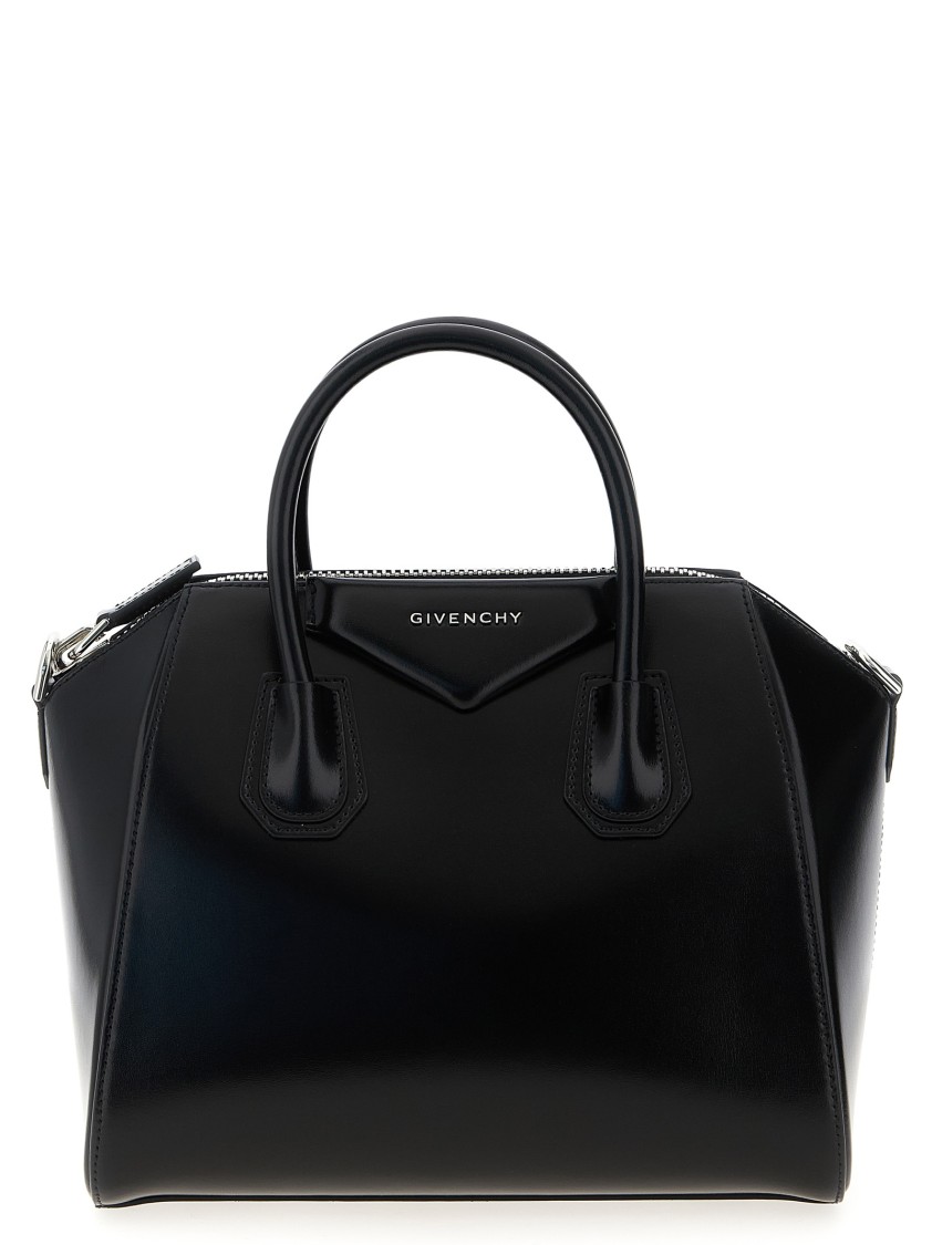 Givenchy Small Structured Handbag With Removable Shoulder Strap In Black