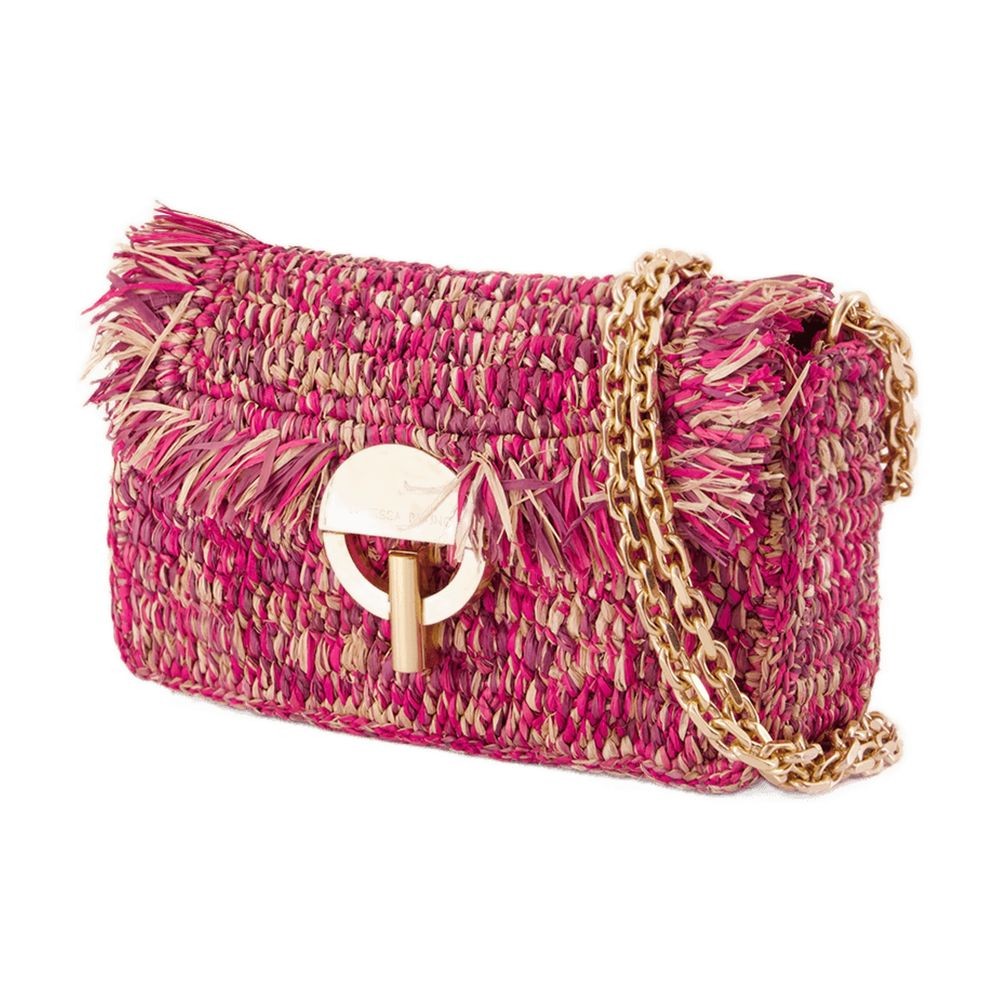 VANESSA BRUNO VANESSA BRUNO NANO MOON CROSSBODY - COTTON - PINK