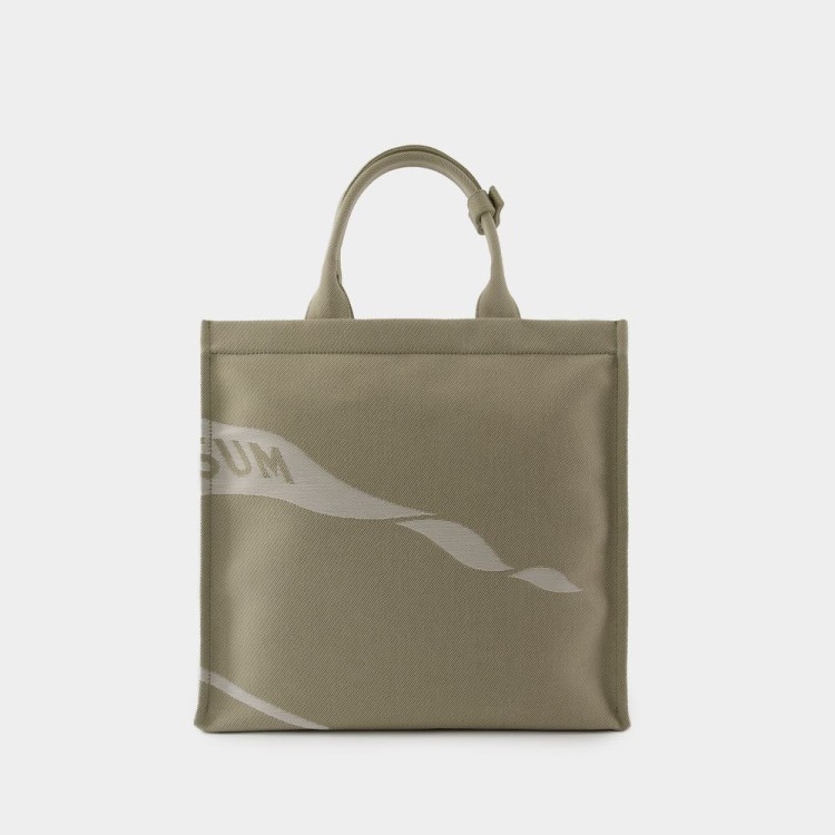 Burberry Ekd Shopper Bag - Cotton - Beige Tote Bag | THE LIST Burberry Ekd Shopper Bag - Cotton - Beige Tote Bag | THE LIST