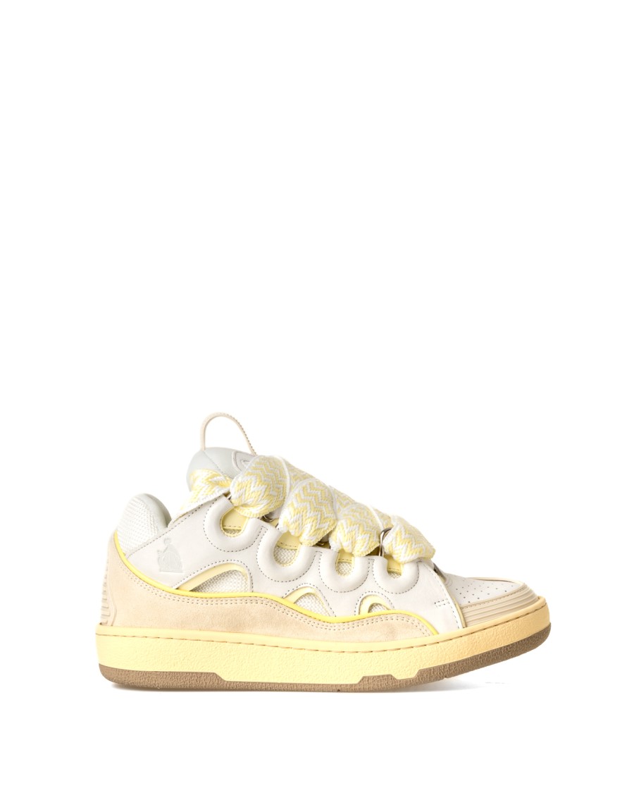 Lanvin The Curb Sneaker In Neutral