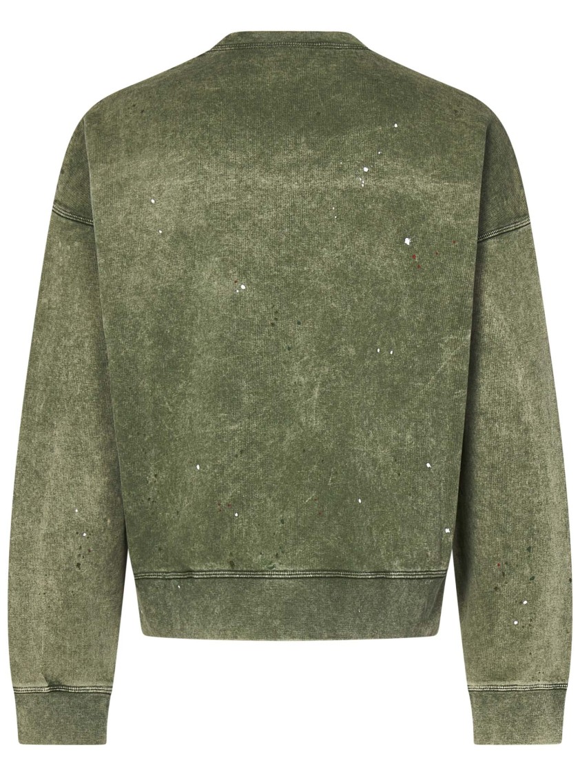 Dsquared2 Relaxed Fit Crew Neck Sweater With Distressed Detailing