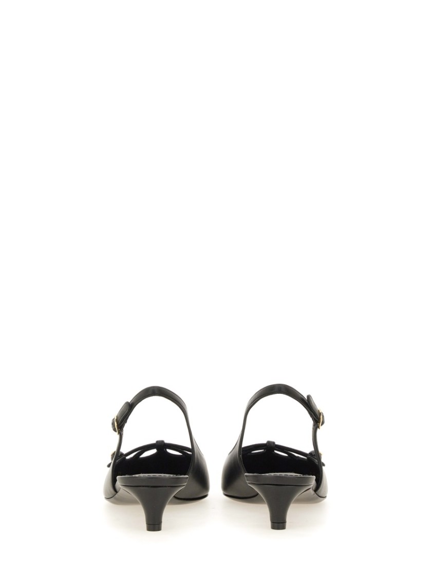Dolce & Gabbana Slingback Seta In Black