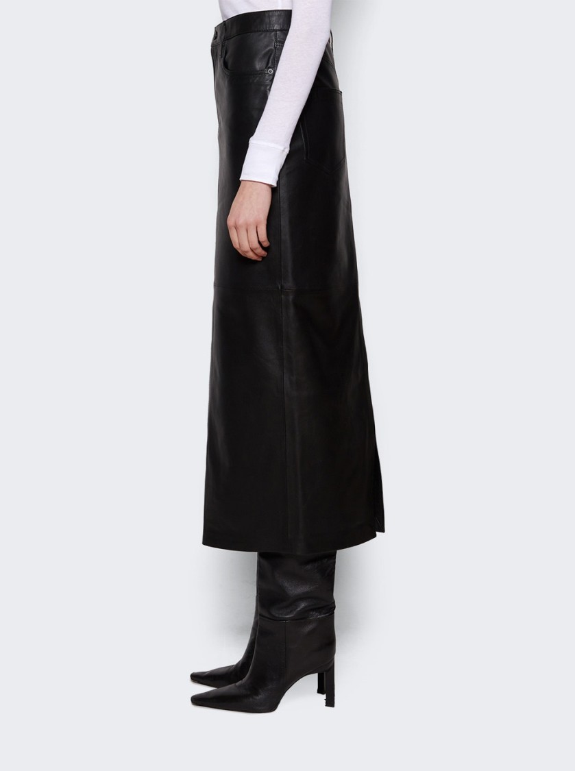 Wardrobe.nyc Leather Maxi Column Skirt