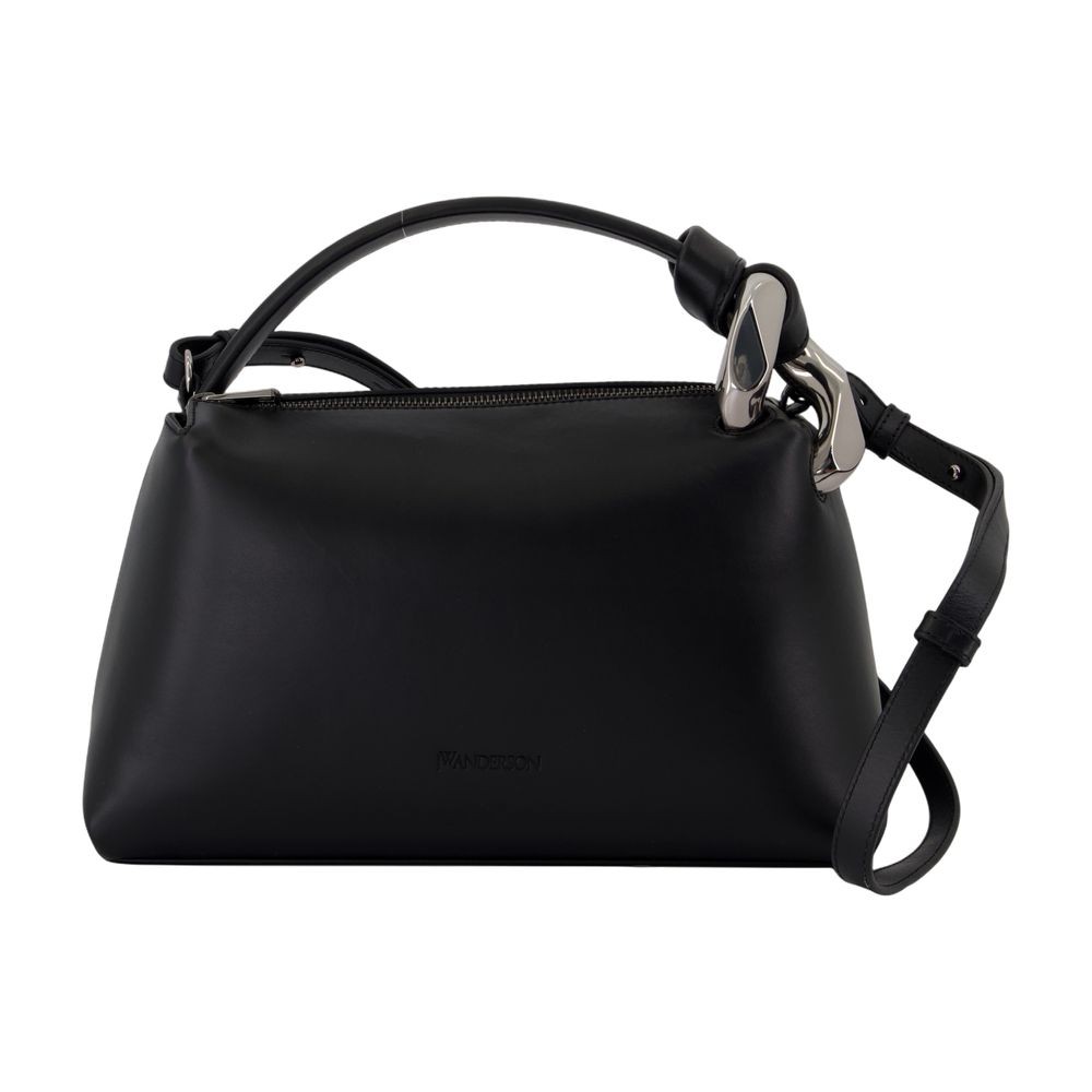 Jw Anderson J. W. Anderson The Jwa Corner Crossbody - Leather - Black In Black