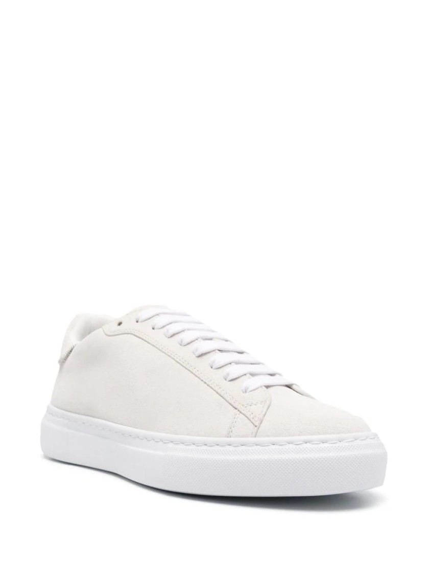 Fabiana Filippi Suede Sneakers With Classic Lace-up Design