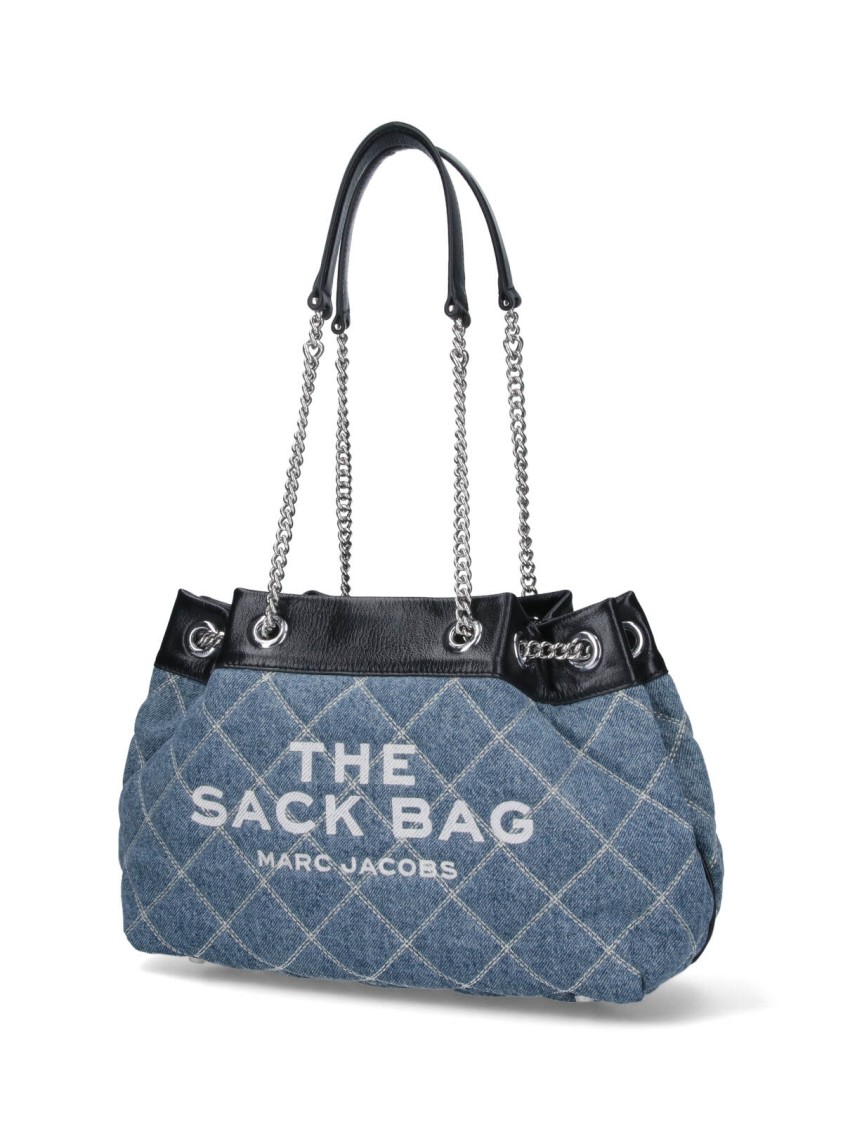 Marc Jacobs Quilted Structured Bag With Dual Chain Handles