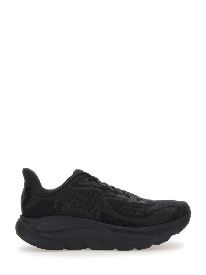 Hoka One One W Clifton 9 Woman Sneakers Black Size 7.5 Textile Fibers