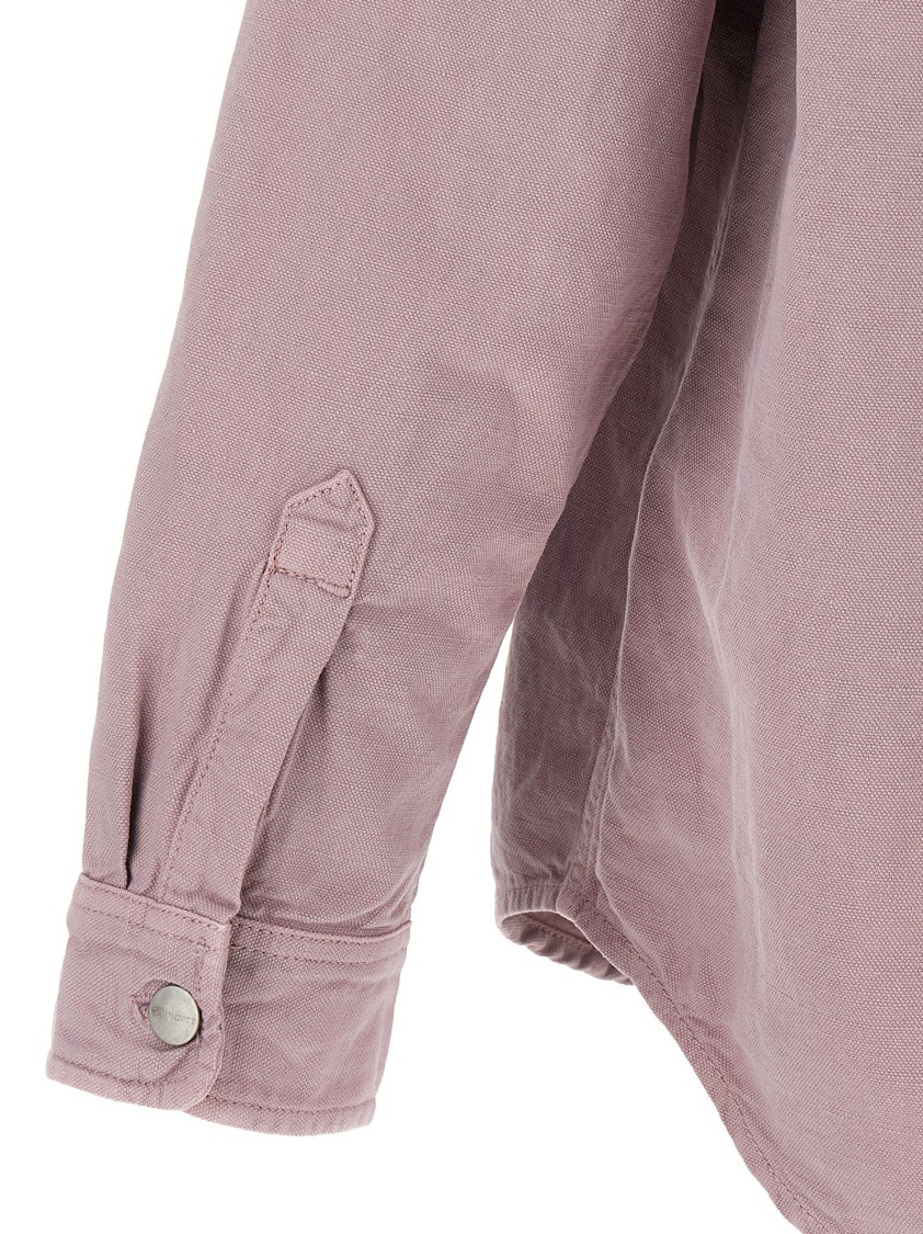 Carhartt Chore Coat With Chest And Front Pockets In Purple