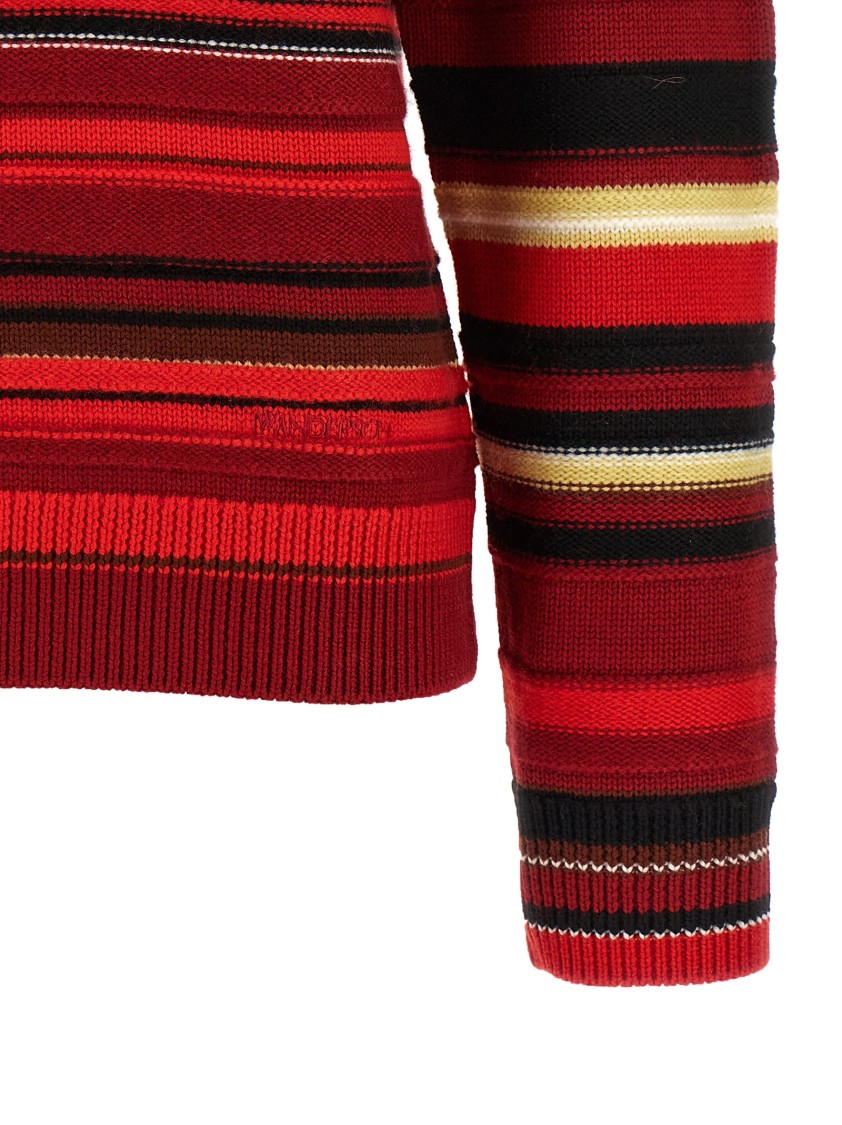 Jw Anderson Multi Stripe Sweater In Multi