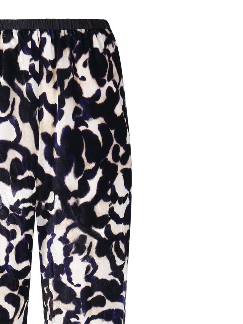 Forte Forte Alchemy Velvet Flared Pant In Black