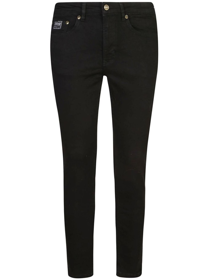 Shop Versace Jeans Couture Black Cotton Jeans