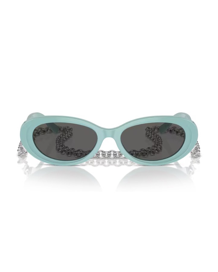 Tiffany & Co . Tiffany Blue Sunglasses With Dark Grey Lenses In Blue