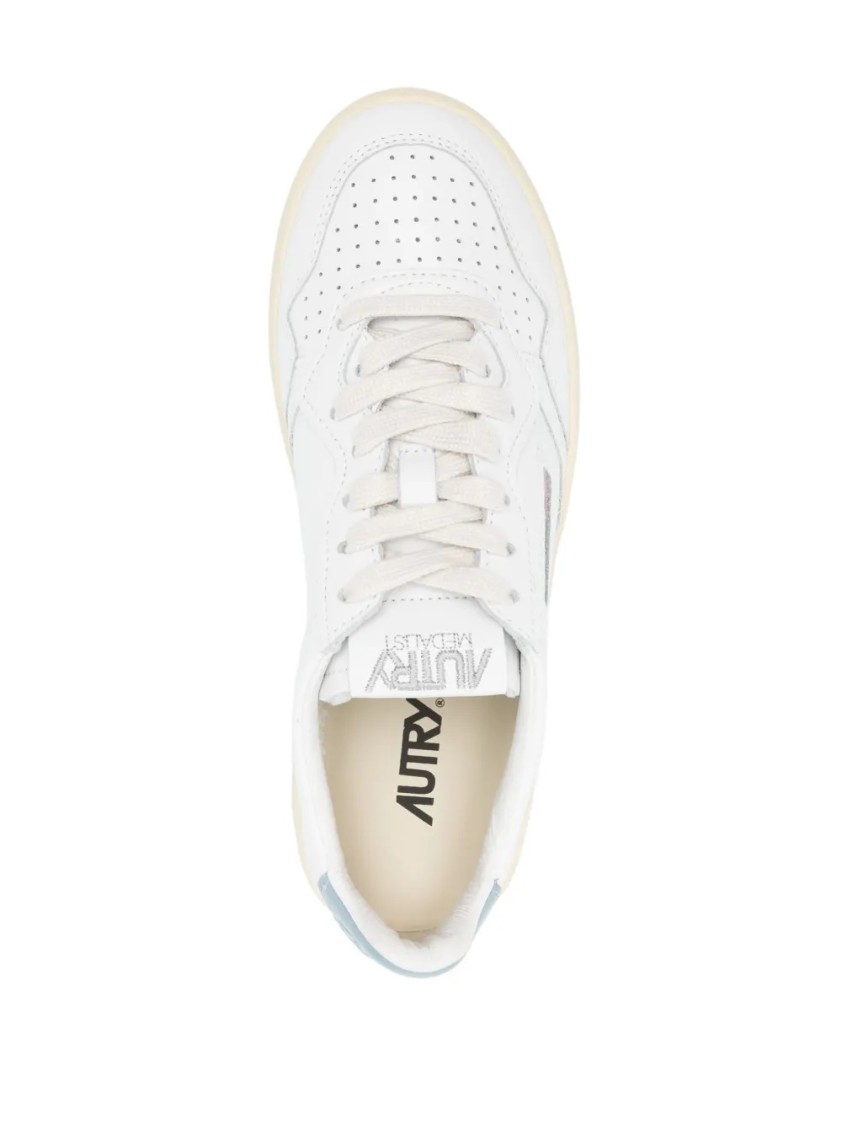 Autry Medalist Classic White Low-top Sneakers In Multi