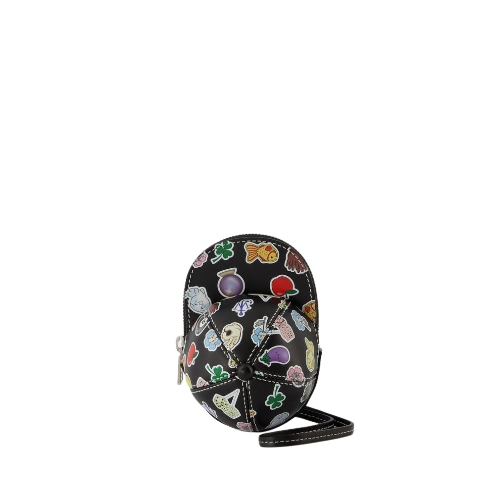 J. W. Anderson Nano Cap Hobo Bag - Black - Leather