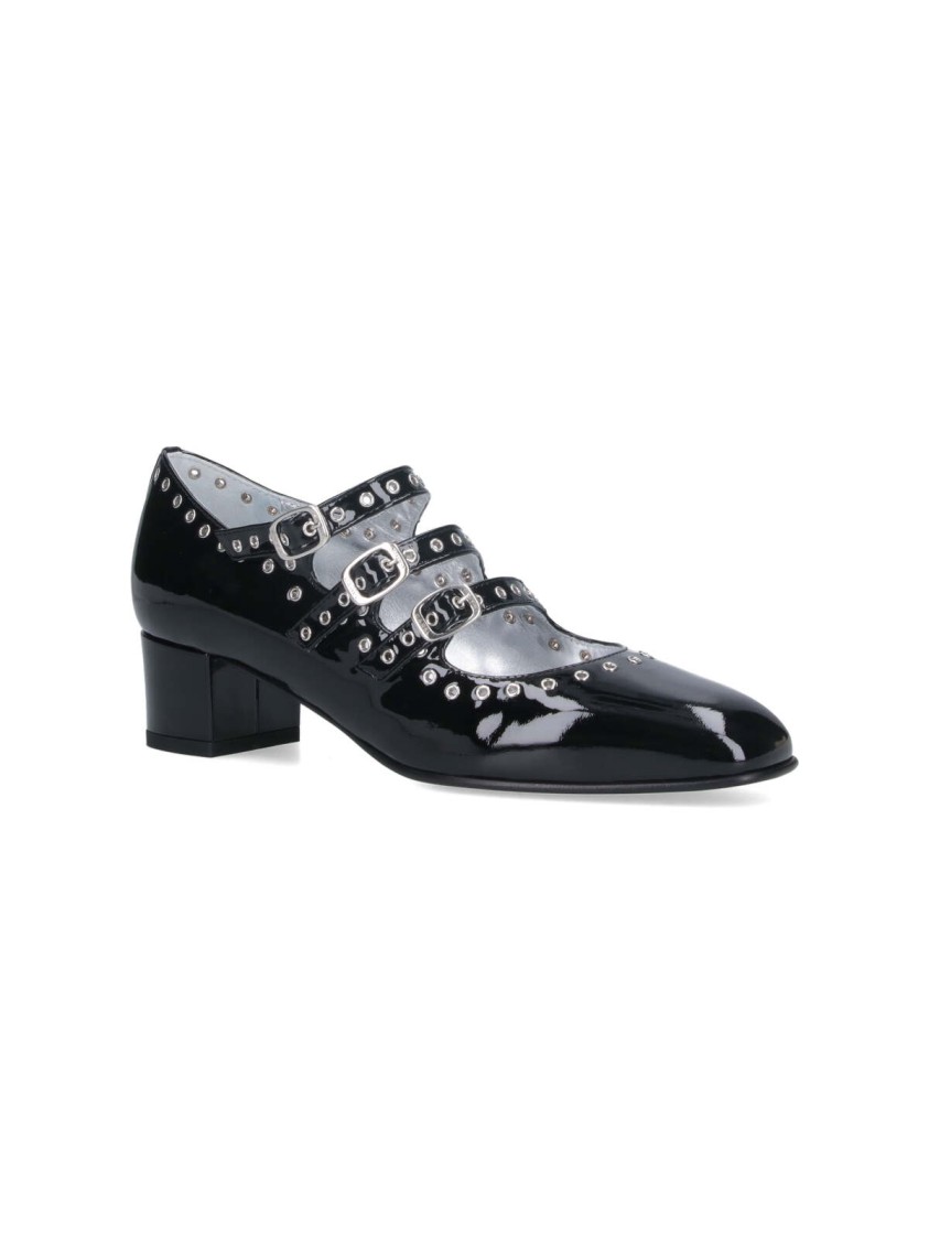 Shop Carel Mary Jane "camden" Pumps In Black Patent Leather