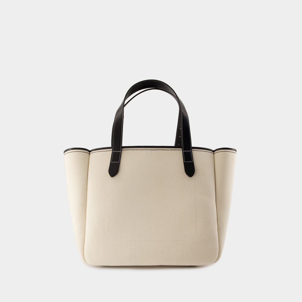 Jw Anderson Belt Tote Handbag In White