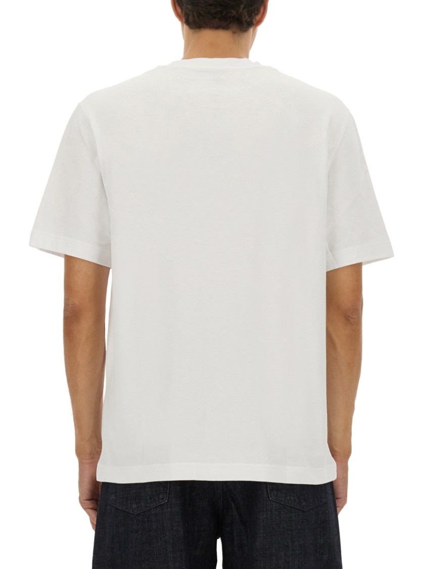 Jacquemus Le T-shirt Gros Grain Beige T-shirt With Logo Patch On The Front In Cotton Man In Black