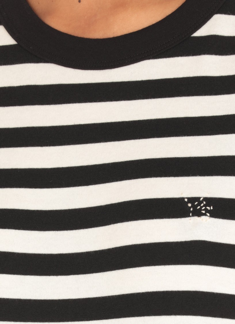 Y's Striped Sweater In Black