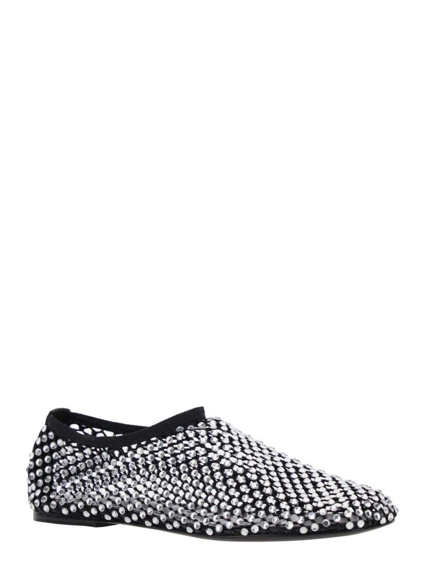 Shop Strategia Silver Colored Ballet Flats
