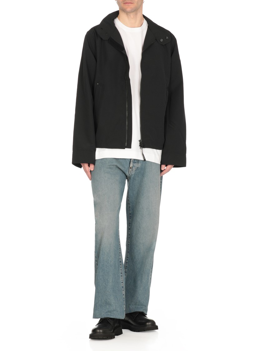 CANADA GOOSE CANADA GOOSE WHITE T-SHIRT WITH SUBTLE LOGO PATCH