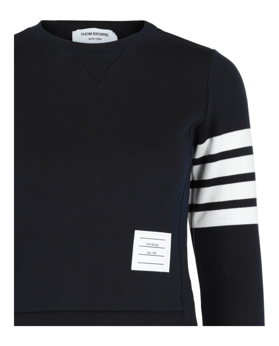 Thom Browne Classic Loopback 4-bar Sweatshirt