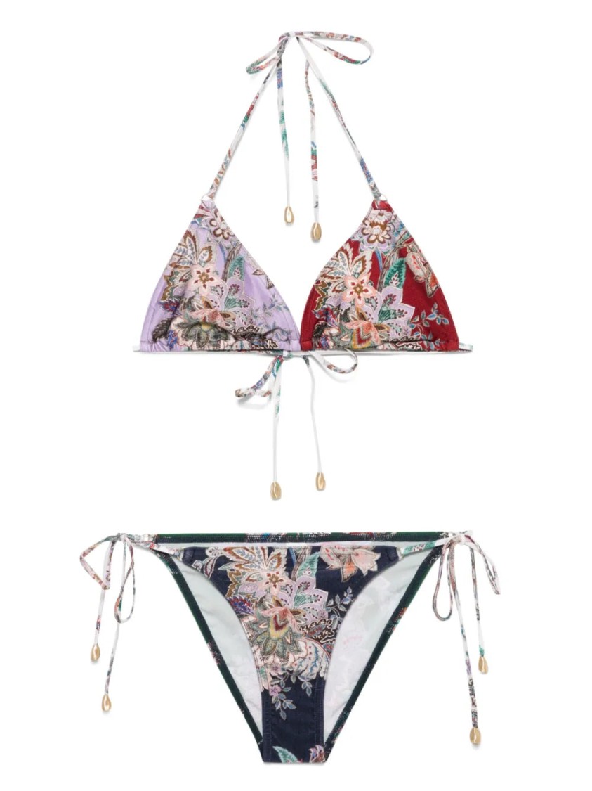 Zimmermann Rhiannon Swimsuit In Multi