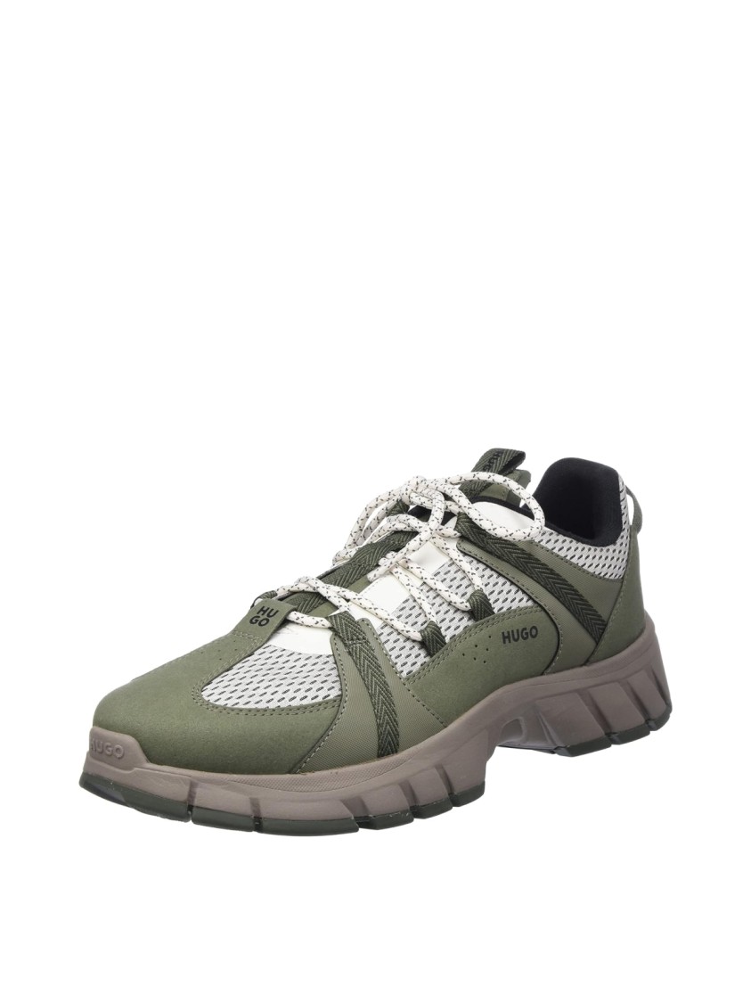 Hugo Boss Kyle Runner Sneakers In Gray